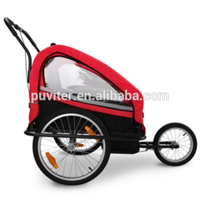 New Model Baby Travel Large Single Kids Bike Trailer Stroller For Bike